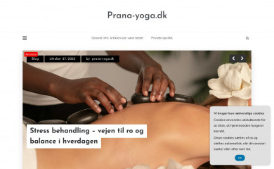prana-yoga.dk screenshot