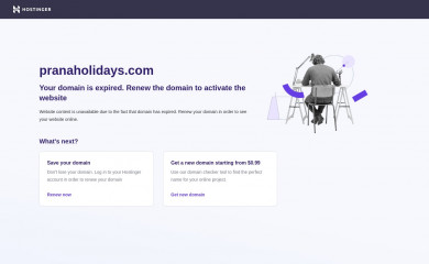 pranaholidays.com screenshot