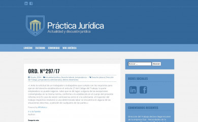 practicajuridica.cl screenshot