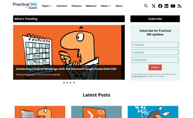 practical365.com screenshot