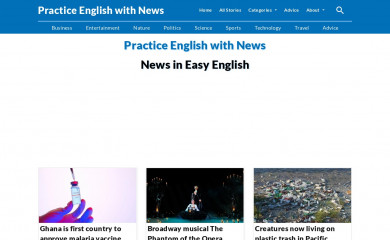 practicewithnews.com screenshot