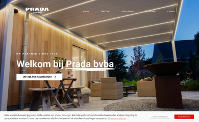 pradabvba.be screenshot