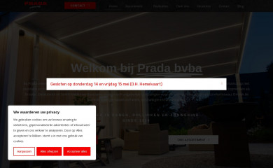 pradabvba.be screenshot