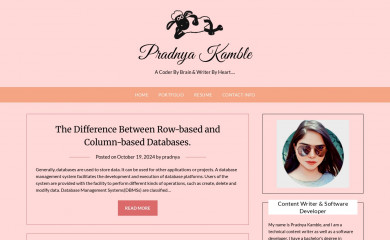 pradnyakamble.com screenshot