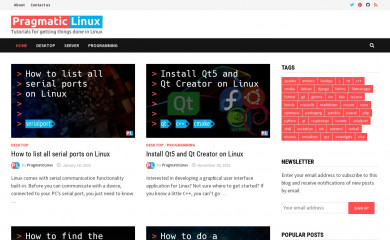 pragmaticlinux.com screenshot