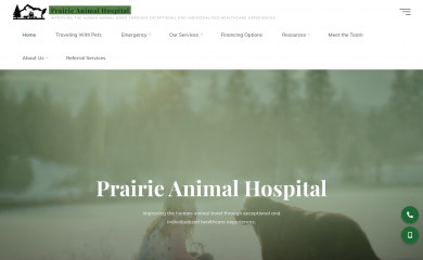 prairieanimalhospital.com screenshot