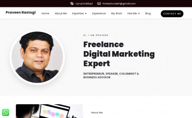 praveenrastogi.com screenshot