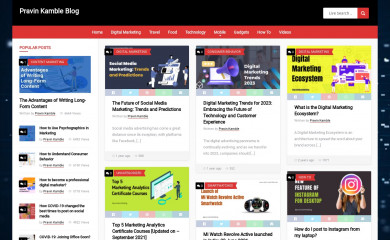 pravinkamble.com screenshot
