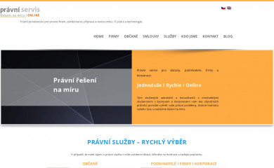 pravniservisonline.cz screenshot