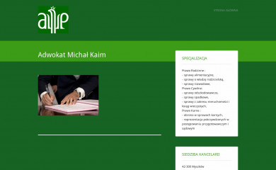 prawnik-myszkow.pl screenshot