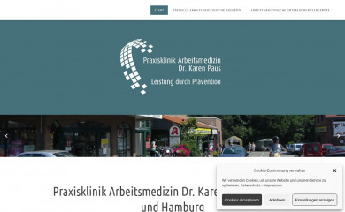 praxisklinik-asberg.de screenshot