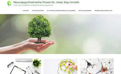 praxis-unrath.de screenshot