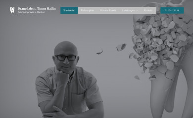 praxis-halfin.de screenshot