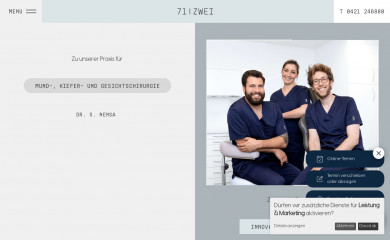 praxis-nensa.de screenshot