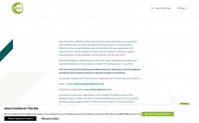 praxpetroleum.com screenshot