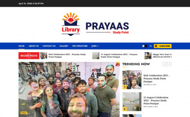 prayaasstudypoint.com screenshot