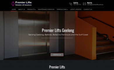 premierlifts.com.au screenshot