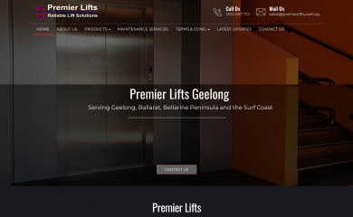 premierlifts.com.au screenshot