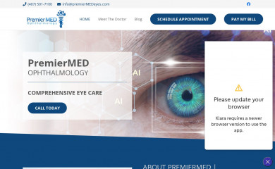 premiermedeyes.com screenshot