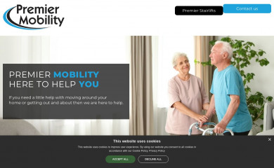premiermobility.co.uk screenshot