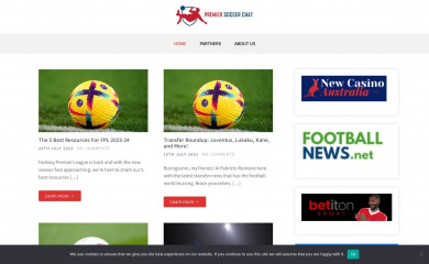 premiersoccerchat.com screenshot
