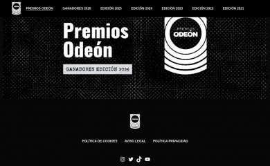 premiosodeon.com screenshot