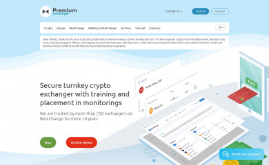 https://premiumexchanger.com screenshot