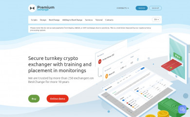 https://premiumexchanger.com screenshot