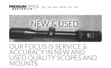 premiumopticsaustralia.com.au screenshot