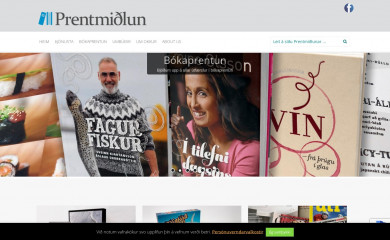 prentmidlun.is screenshot