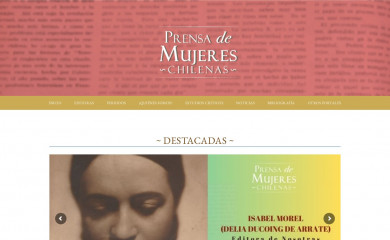 prensademujeres.cl screenshot