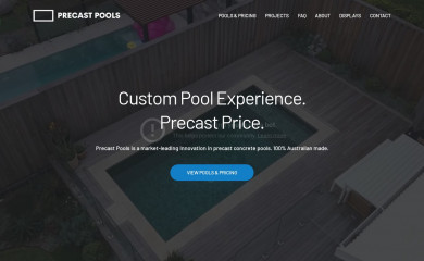 precastplunge.com.au screenshot