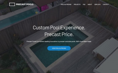 precastplunge.com.au screenshot