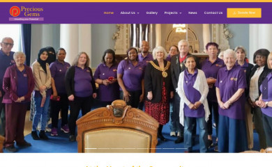 preciousgems.org.uk screenshot