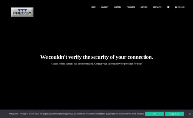 precisa-italy.com screenshot