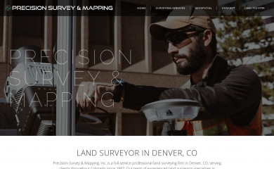 precision-survey.com screenshot