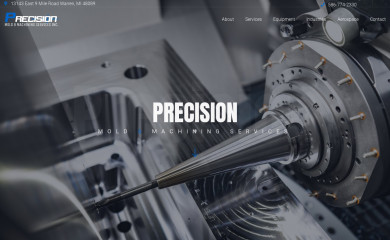 precisionmold.com screenshot
