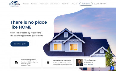 precisionmortgagecorp.com screenshot
