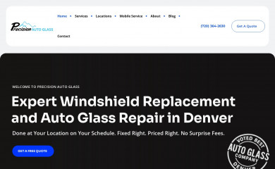 precisionautoglass.biz screenshot