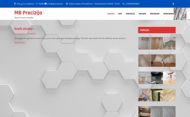 precizija.lt screenshot