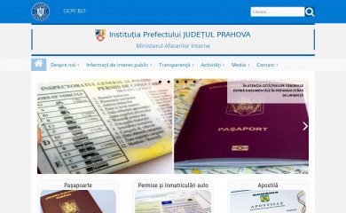 prefecturaprahova.ro screenshot