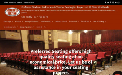 preferred-seating.com screenshot