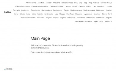 prefibra.com screenshot