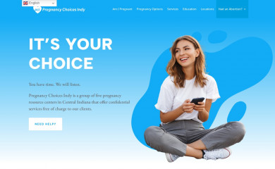 pregnancychoicesindy.com screenshot