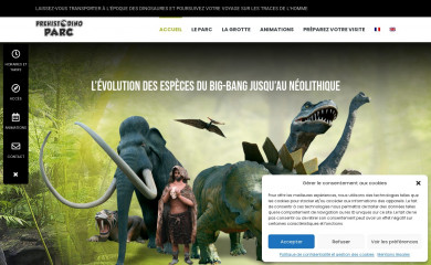 prehistodino.com screenshot