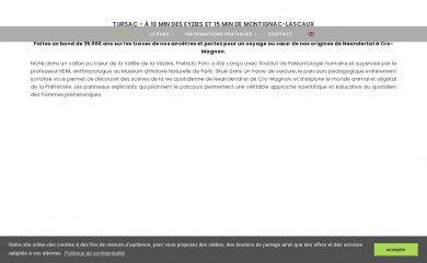 prehistoparc.fr screenshot