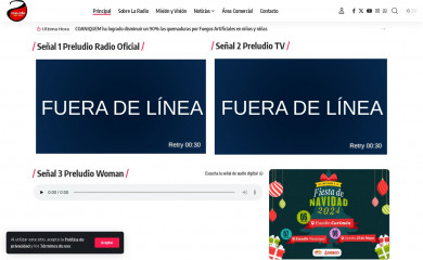 preludioradio.cl screenshot