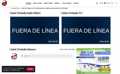 preludioradio.cl screenshot