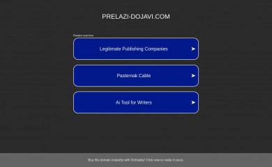 prelazi-dojavi.com screenshot