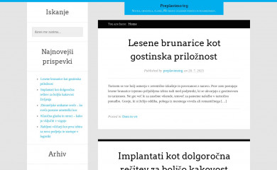 preplavimotrg.si screenshot